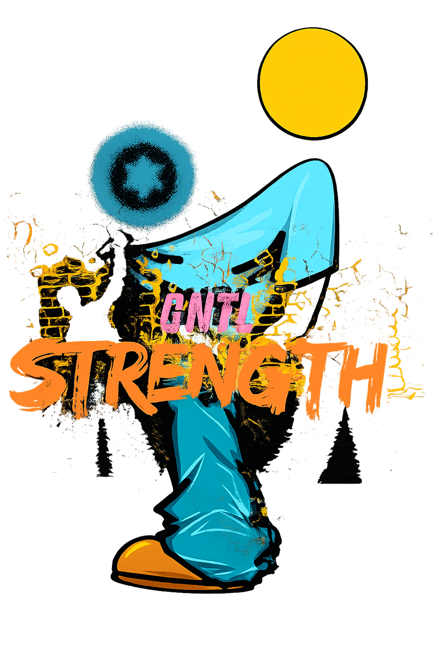 GNTL STRENGTH brand graphic